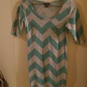 Chevron Sweater Dress
